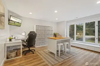 Bedroom #1 currently used as a home office