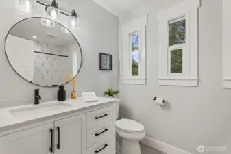 Updated full bath upstairs