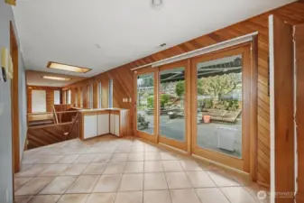 Inside Garden entrance