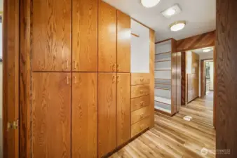 Primary closet