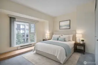 Bedroom Virtually Staged