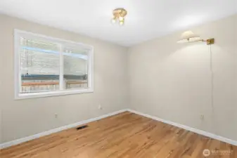 All bedrooms are freshly painted and ready to frame your belongings.