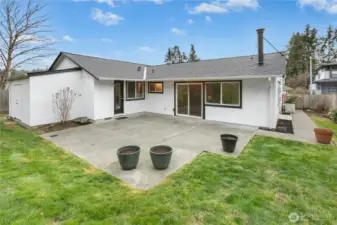 A large shed for outside hobbies and gardening.