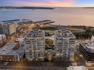 Views to Puget Sound.