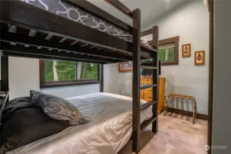 Spacious guest bedroom `