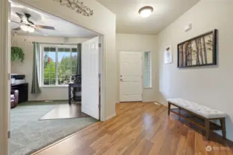 Generous entry opens right up into this spacious and well-designed floor plan.