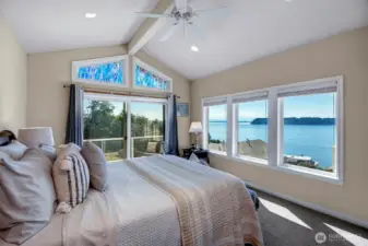 2nd primary on the upper level with private deck
