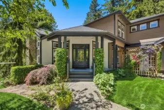 Welcoming covered front porch.
