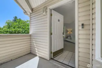 Covered Front Patio, Ring Doorbell, Storage Closet
