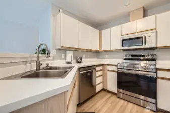 Gorgeous Brand-New Quartz Countertops!