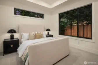 Secluded main floor en suite