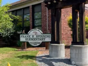 Home located across the street from Spinning Elementary.