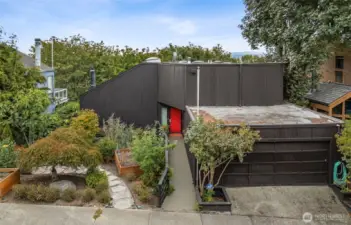 Located on a quiet street yet close to hwys and DT