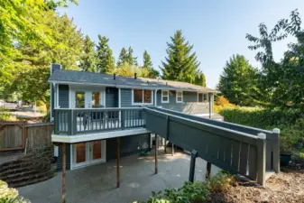 The bridge in your backyard offers more space for your outdoor interest.
