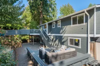 Enjoy sunsets and entertaining in the privacy of your own backyard.