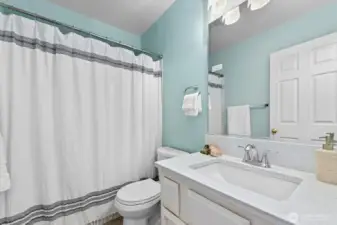 Second full bathroom on the second floor.