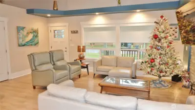 Entry and Living Room.