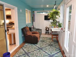 Extend your space into this Enclosed Rear Deck.