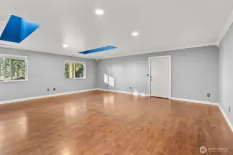 another possible livingroom with skylights