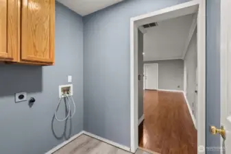 laundry room area