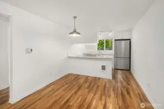 The home at Timber Ridge has hard surface LVT flooring throughout.  No Carpet!!