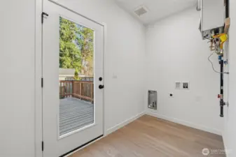 Main level utility room/mud room.