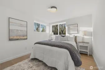 Lower level bedroom 1.