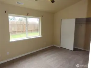 Primary bedroom. Has its own bathroom!