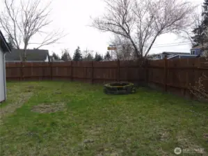 Firepit for gatherings.