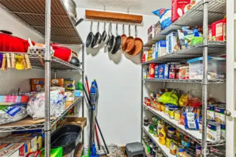Pantry - oversized & ready for the homegrown bounty!