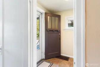 Shut dining room door and have private entrance to upper level for guest suite or rental.