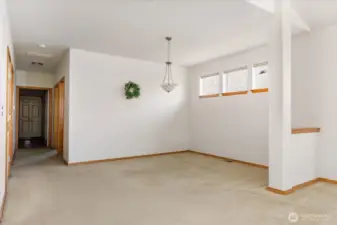 Formal dining room or could be used for an office area.