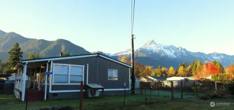 Whitehorse Mountain View with fully fenced yard.