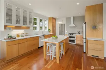 Newer Appliance, Custom European Framless Maple Cabinetry