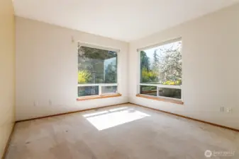Large 2nd living room area at the front of the house