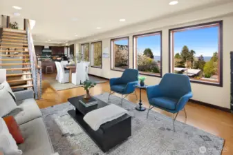 Great room theme is great for entertainment