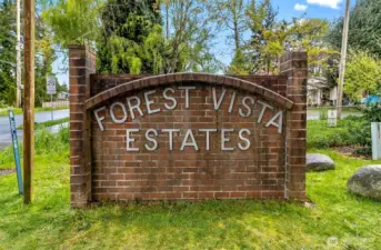 Forest Vista Estates! You own the dirt