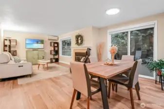 Dining Area to Living Rm