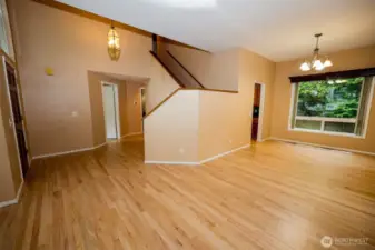 Entry way and stairway to upstairs