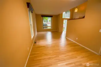 Formal living room and dining room