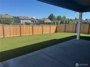 Backyard with gorgeous view of Mt. Rainier!