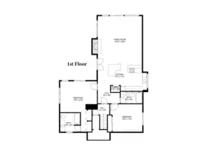 Bottom level floor plan