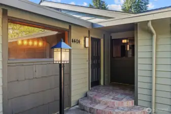 Front Door Entry  on LT and Garage Door Entry on RT
