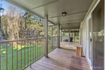Enjoy the sound of the Newaukum River from your wrap-around covered porch