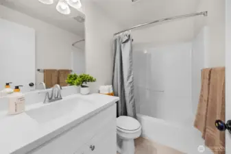 Main bathroom upstairs.