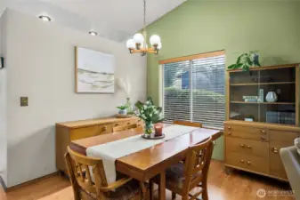 Plenty of space for dining and entertaining.