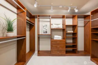 Walk in closet in Primary bedroom