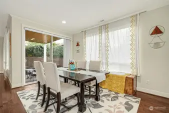 Elegant dining area