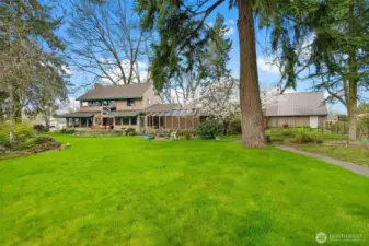 Beautiful home on 2.5 lush acres
