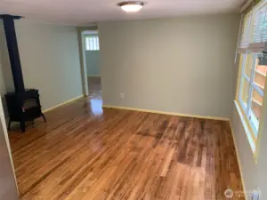 Hardwood floors throughout the main level